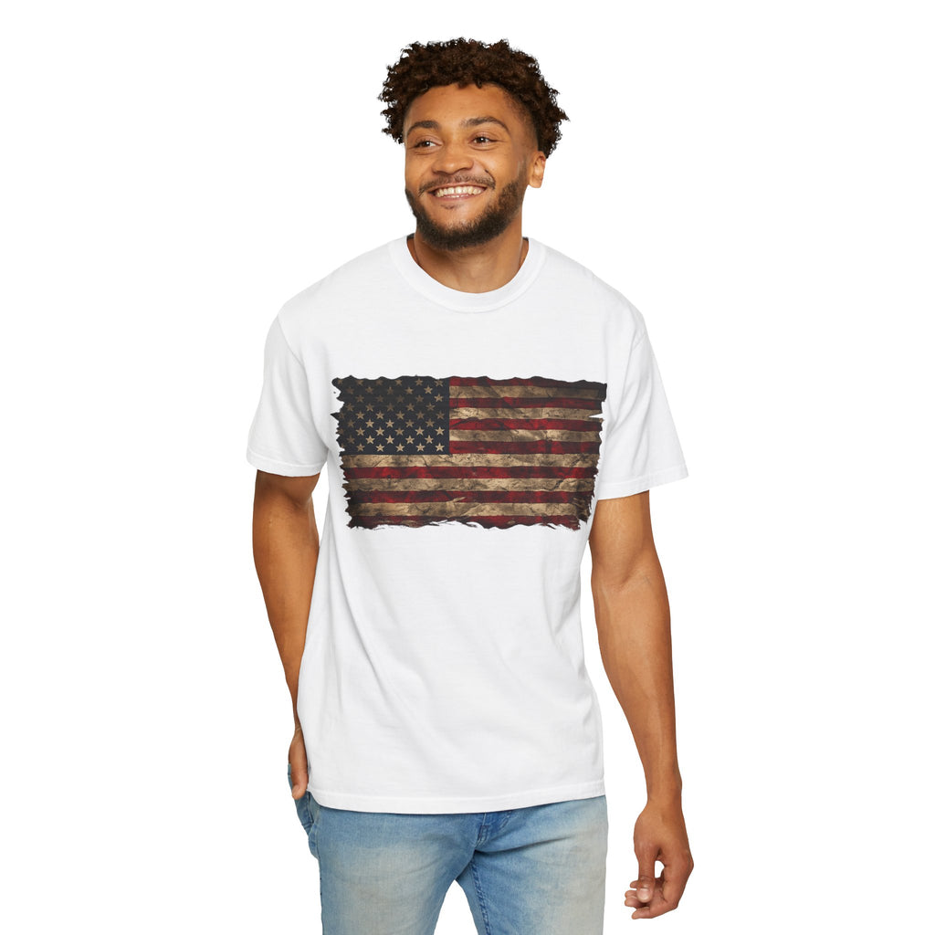 Distressed Flag Unisex Tee