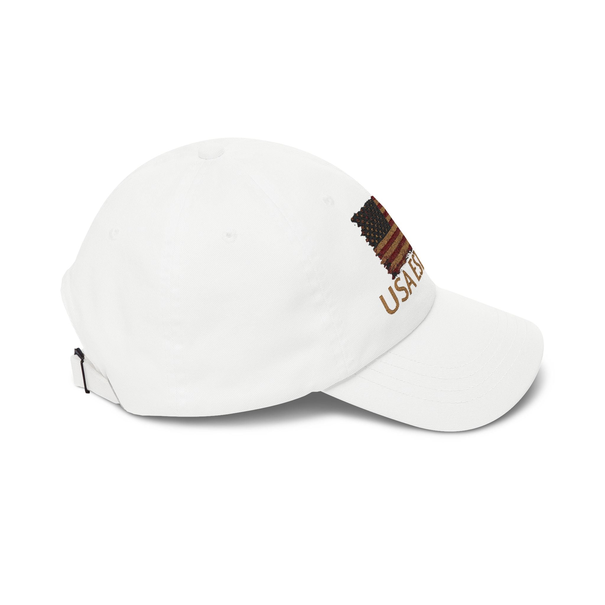 Distressed American Flag Dad Cap — Vintage USA