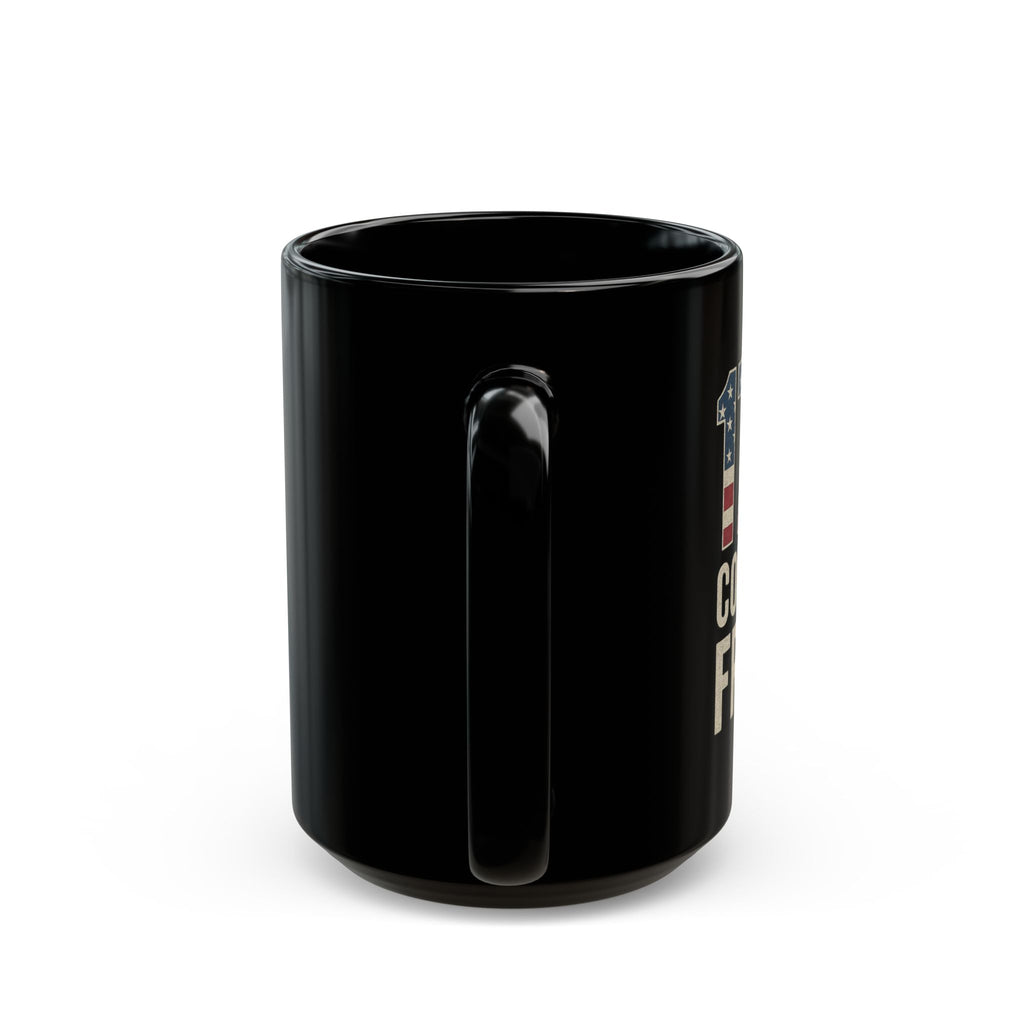 1776% Committed to Freedom Mug — Patriotic American Flag Coffee Cup (11oz/15oz)