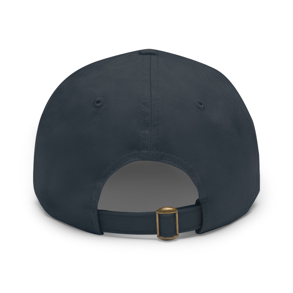 1776% Committed to Freedom Dad Hat with Leather Patch (Rectangle)