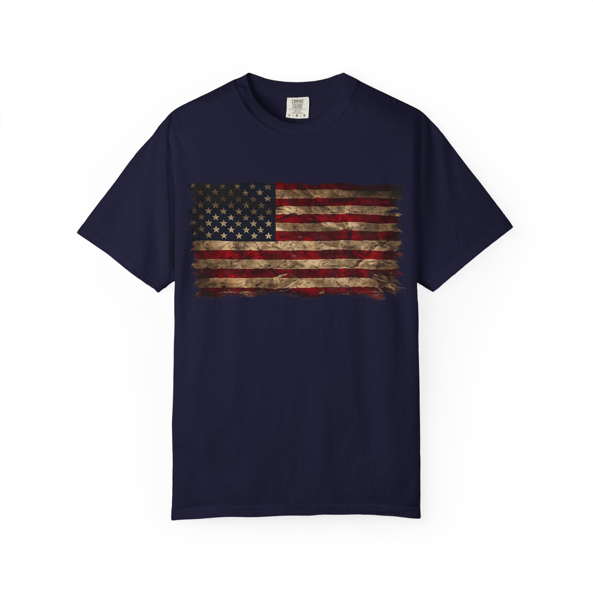 Distressed Flag Unisex Tee