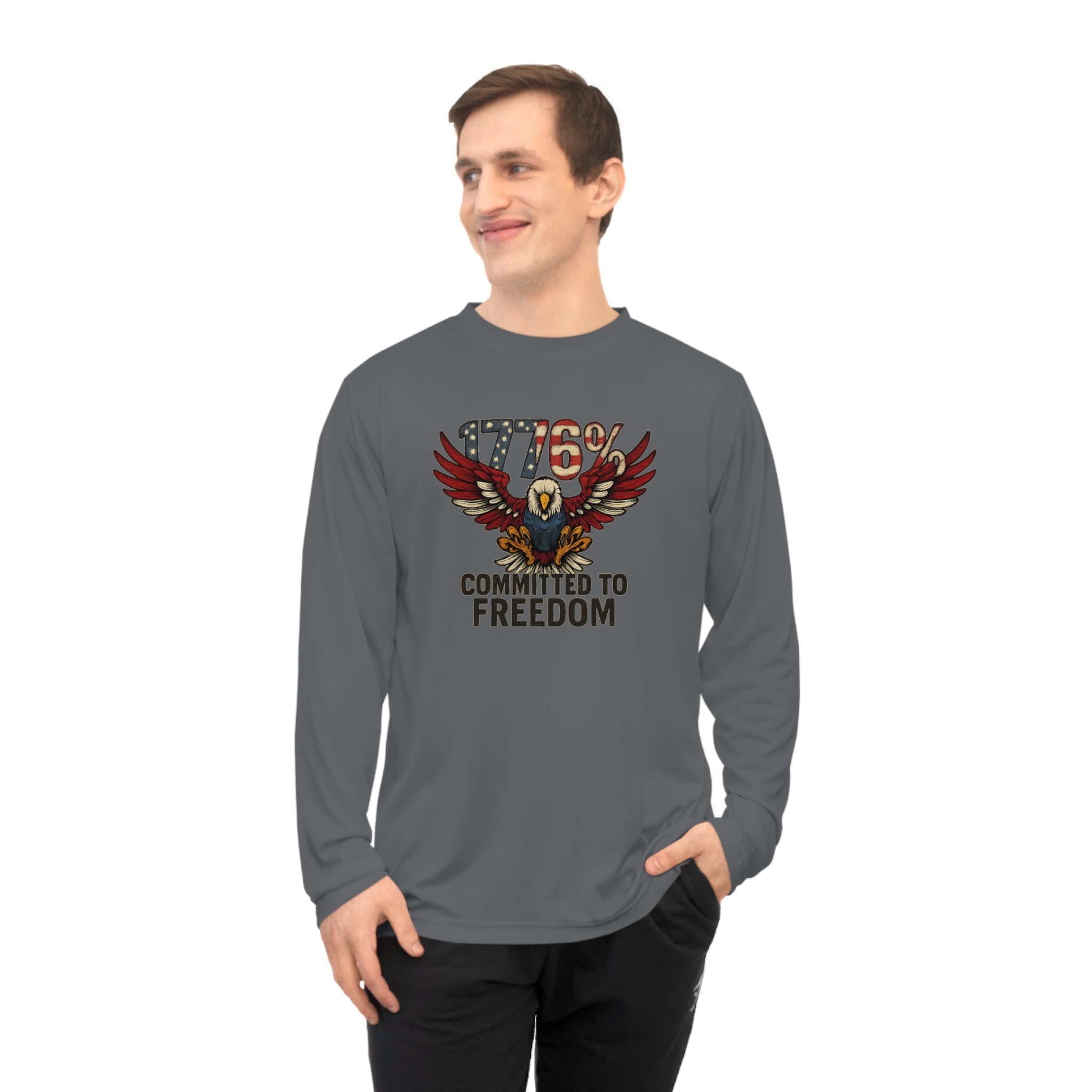 1776% Committed to Freedom Long Sleeve Shirt