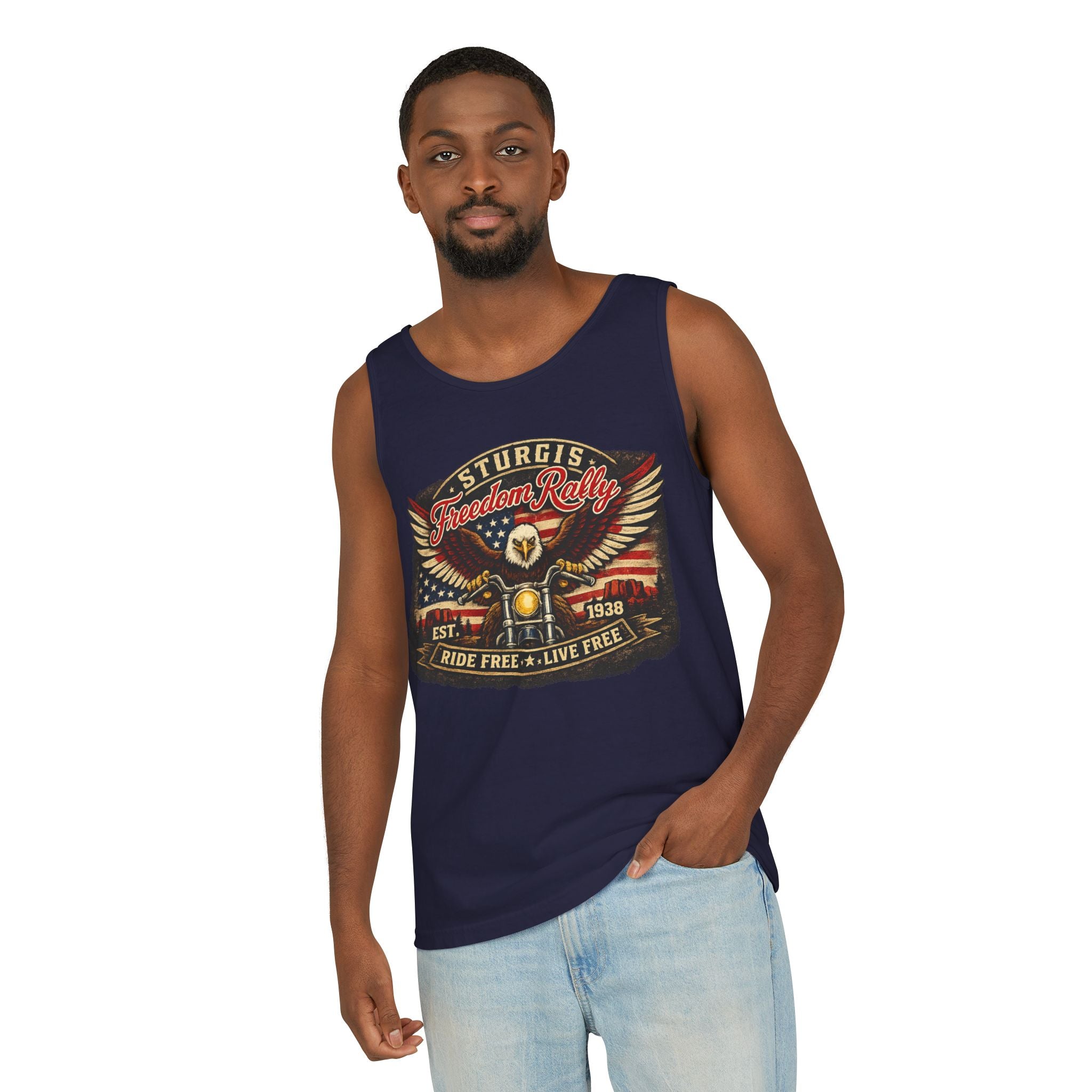Sturgis Freedom Rally Tank Top — Ride Free Live Free