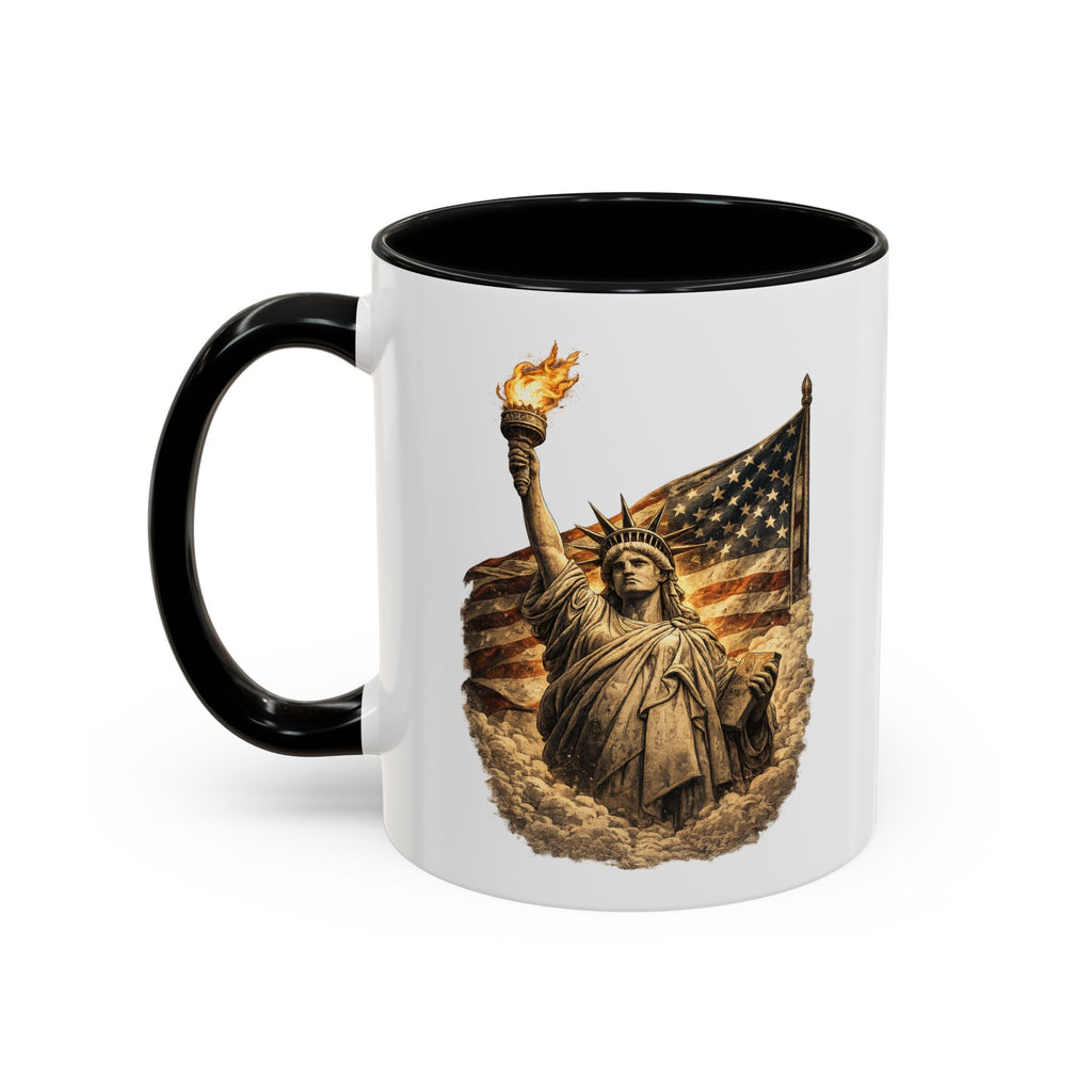 Lady Liberty Ceramic Mug for Coffee Lovers