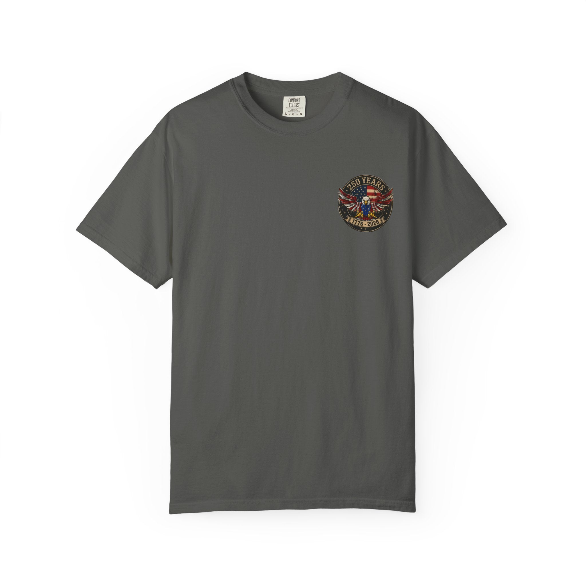America Motorcycle Unisex Tee Front and Back Design