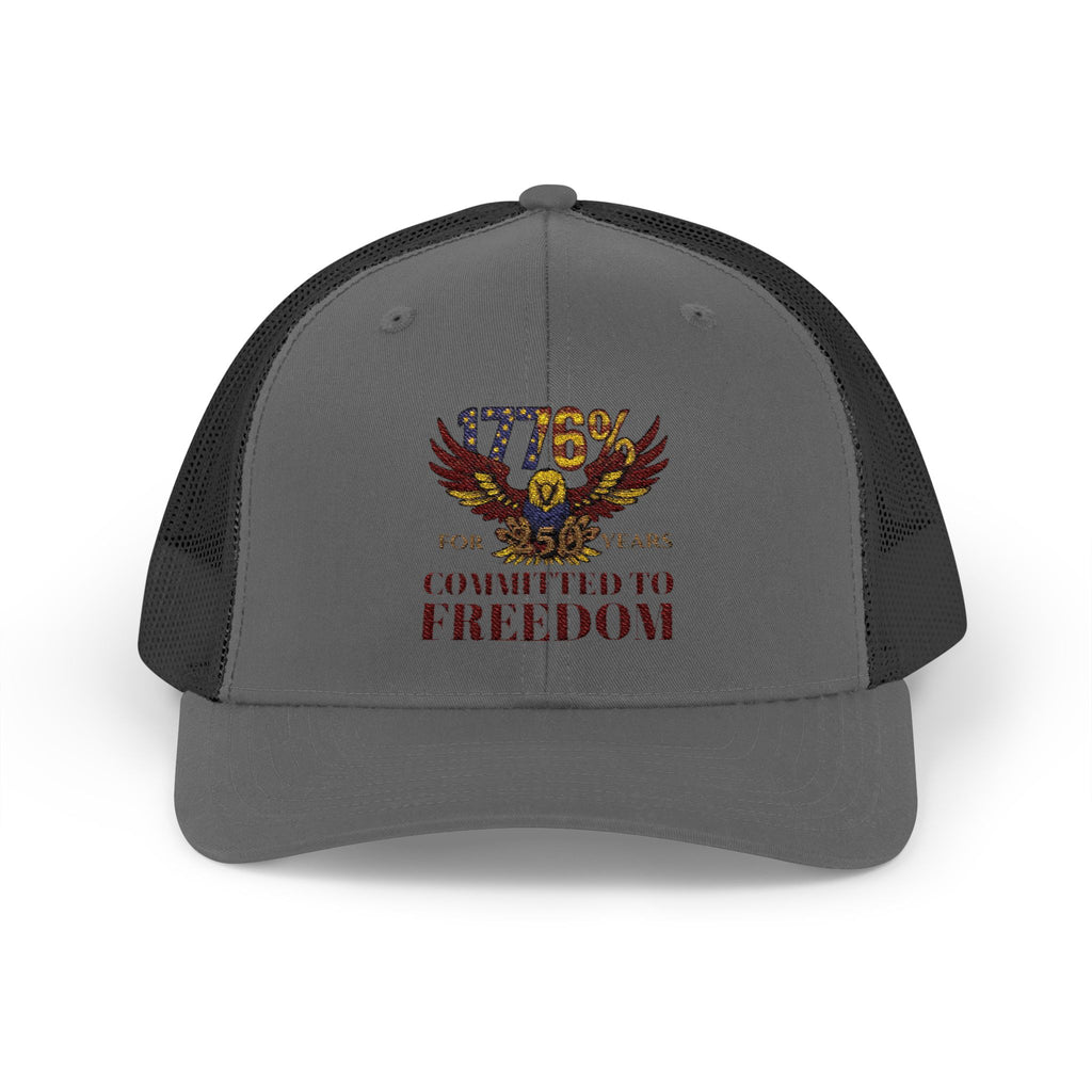 1776% Committed to Freedom Snapback Trucker Cap