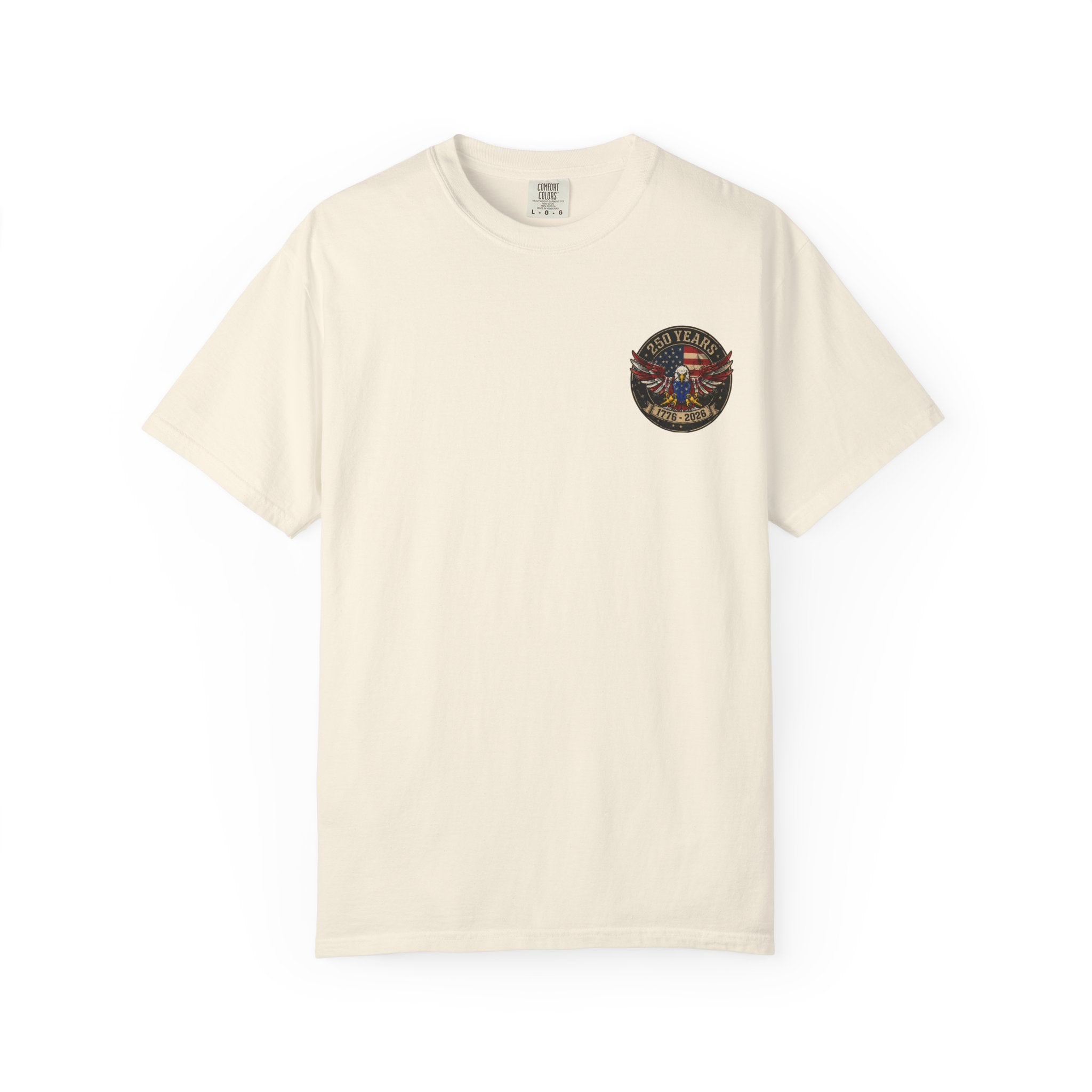 America Motorcycle Unisex Tee Front and Back Design
