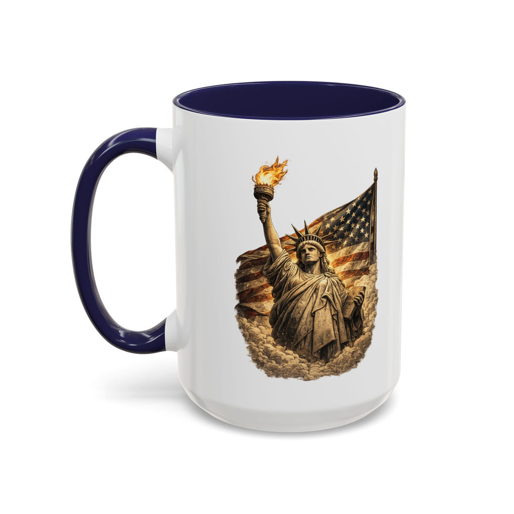 Lady Liberty Ceramic Mug for Coffee Lovers