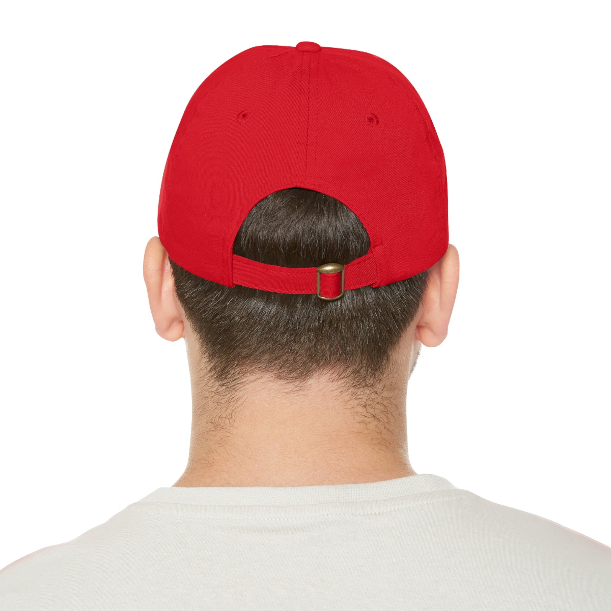 1776% Committed to Freedom Dad Hat with Leather Patch (Rectangle)