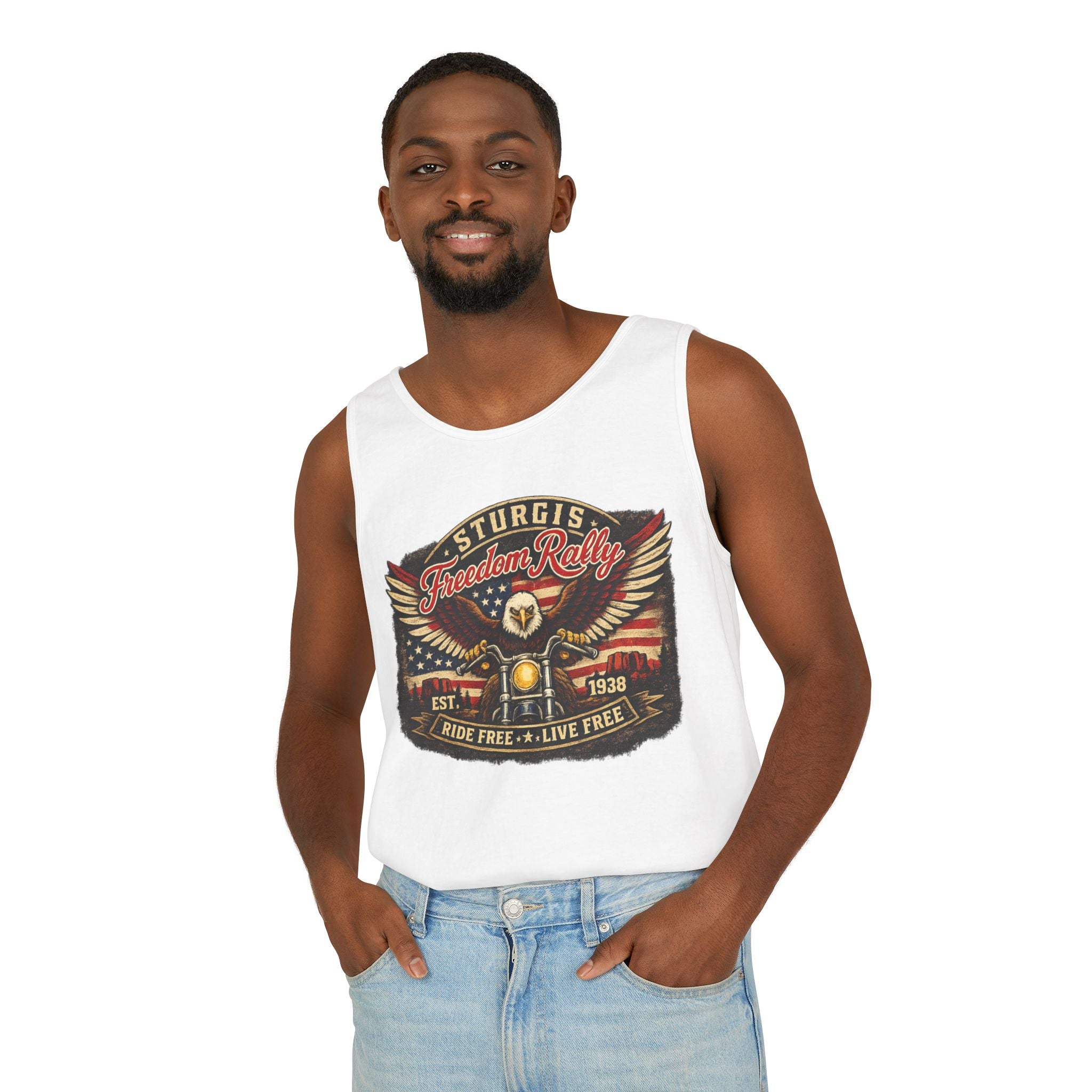Sturgis Freedom Rally Tank Top — Ride Free Live Free