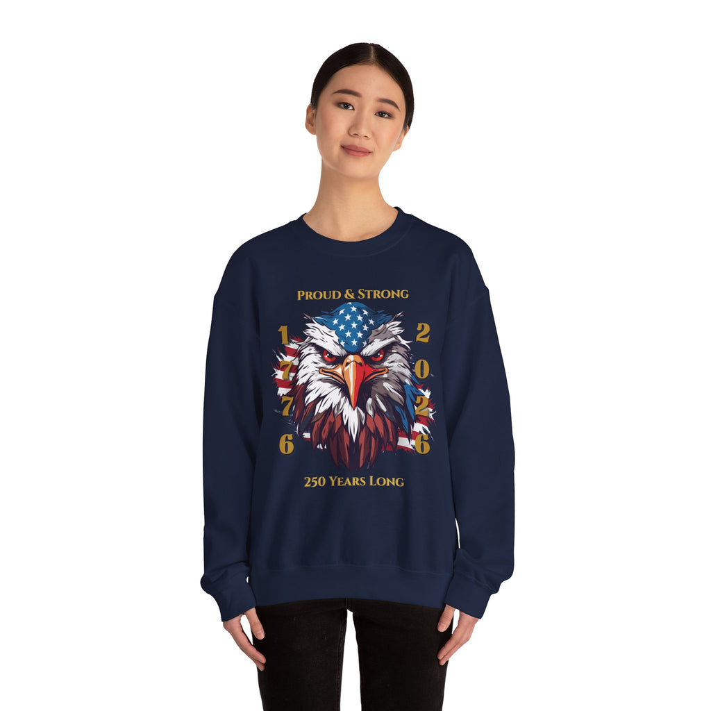 Proud & Strong Crewneck Unisex Sweatshirt