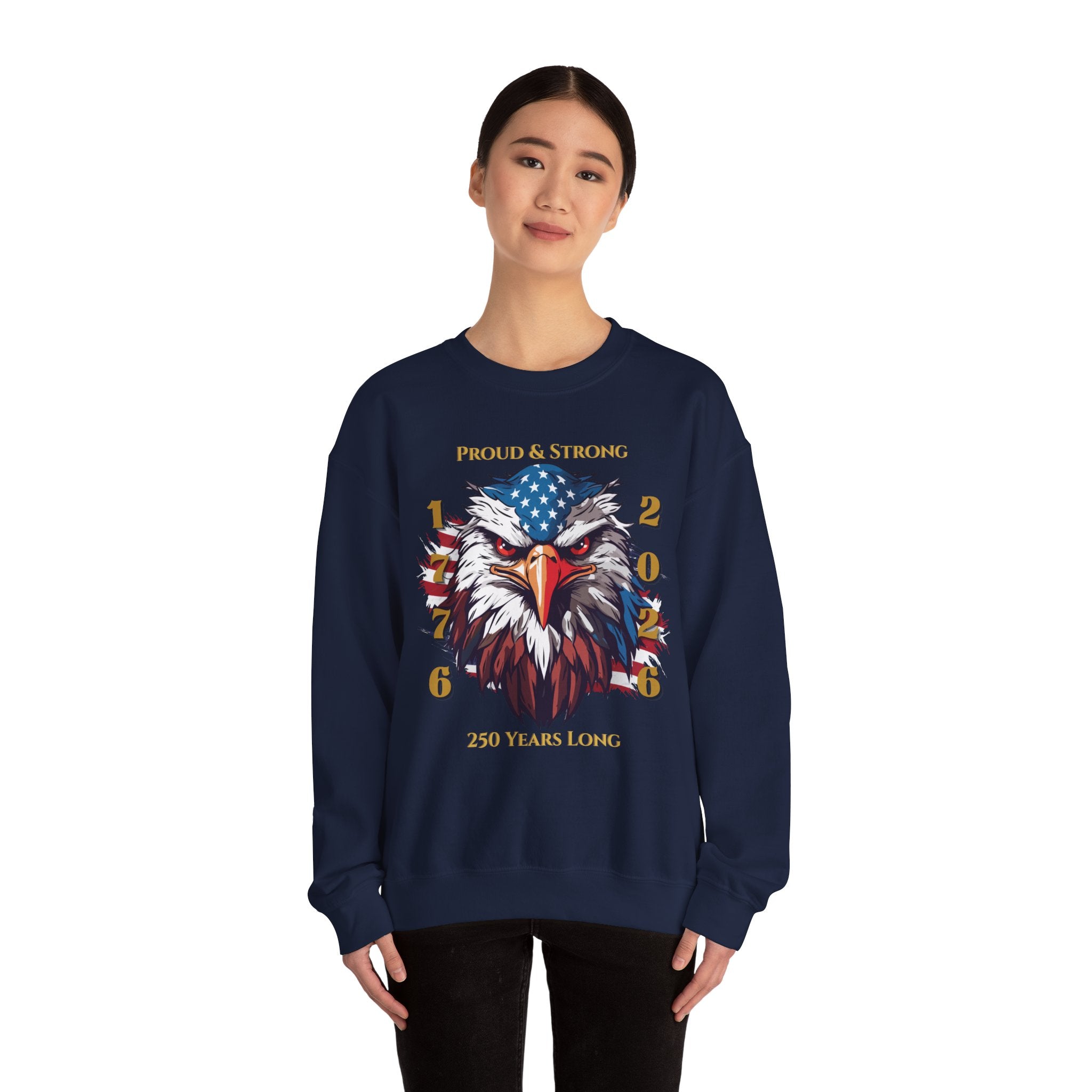 Proud & Strong Crewneck Unisex Sweatshirt