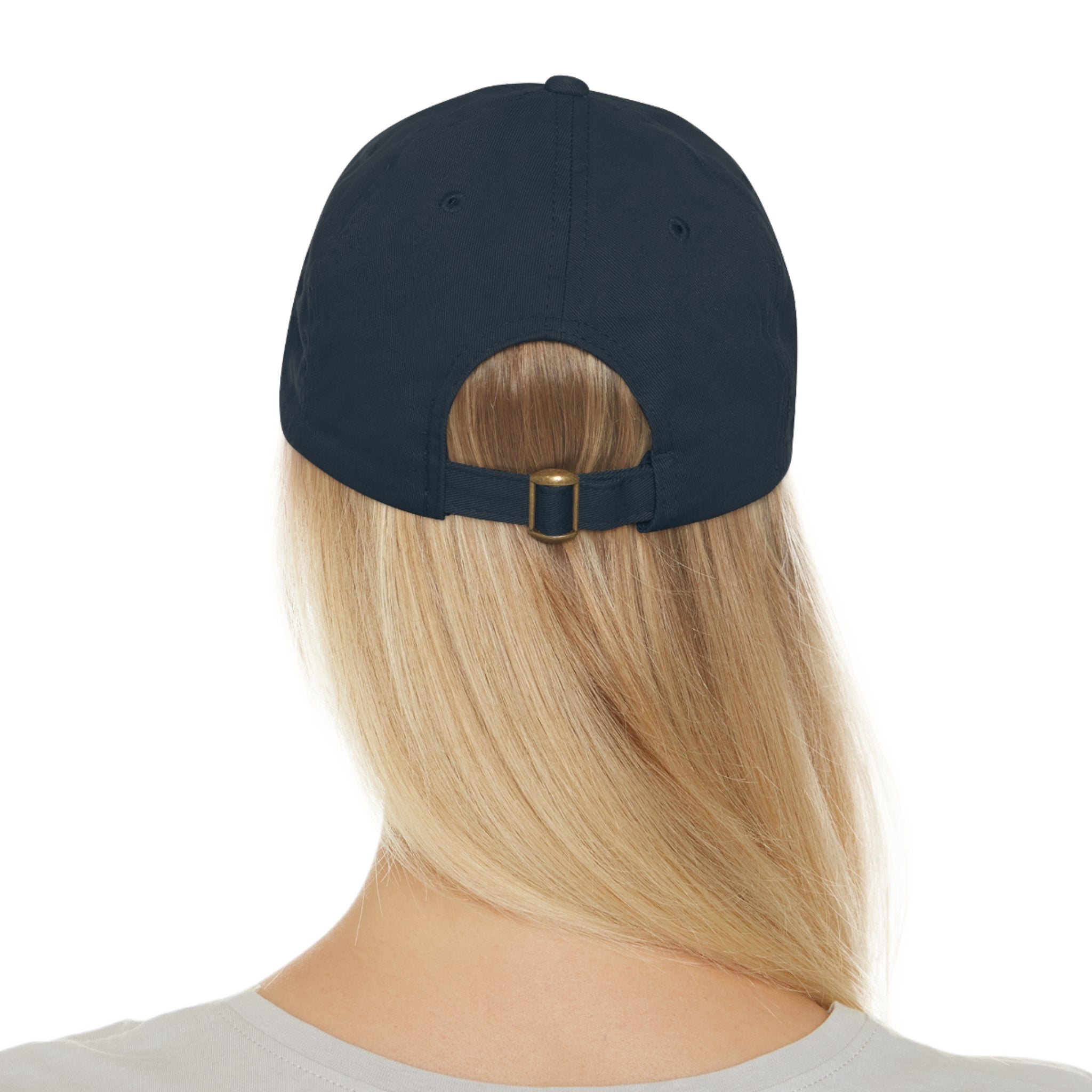 1776% Committed to Freedom Dad Hat with Leather Patch (Rectangle)
