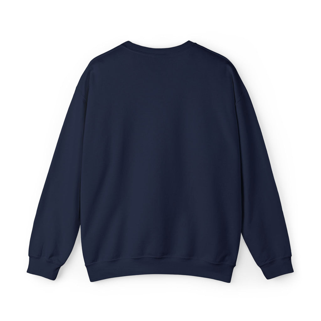 Distressed Flag Crewneck Sweatshirt — Embroidered Vintage American Flag Pullover