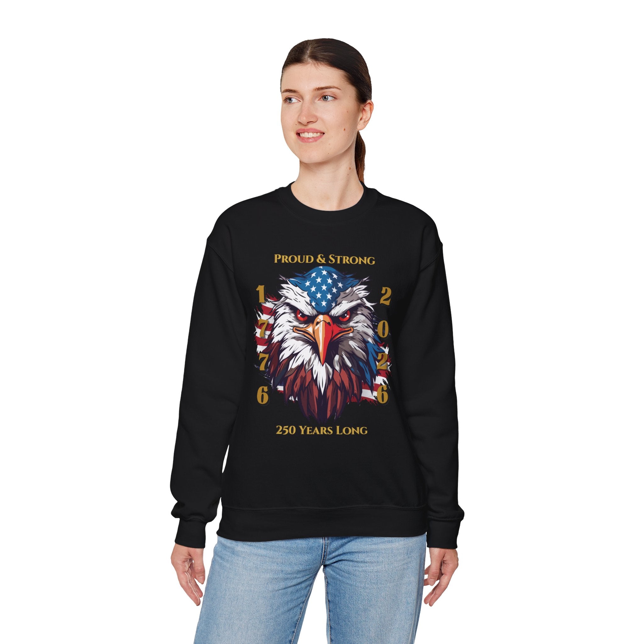 Proud & Strong Crewneck Unisex Sweatshirt