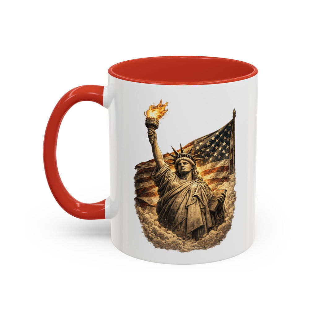 Lady Liberty Ceramic Mug for Coffee Lovers