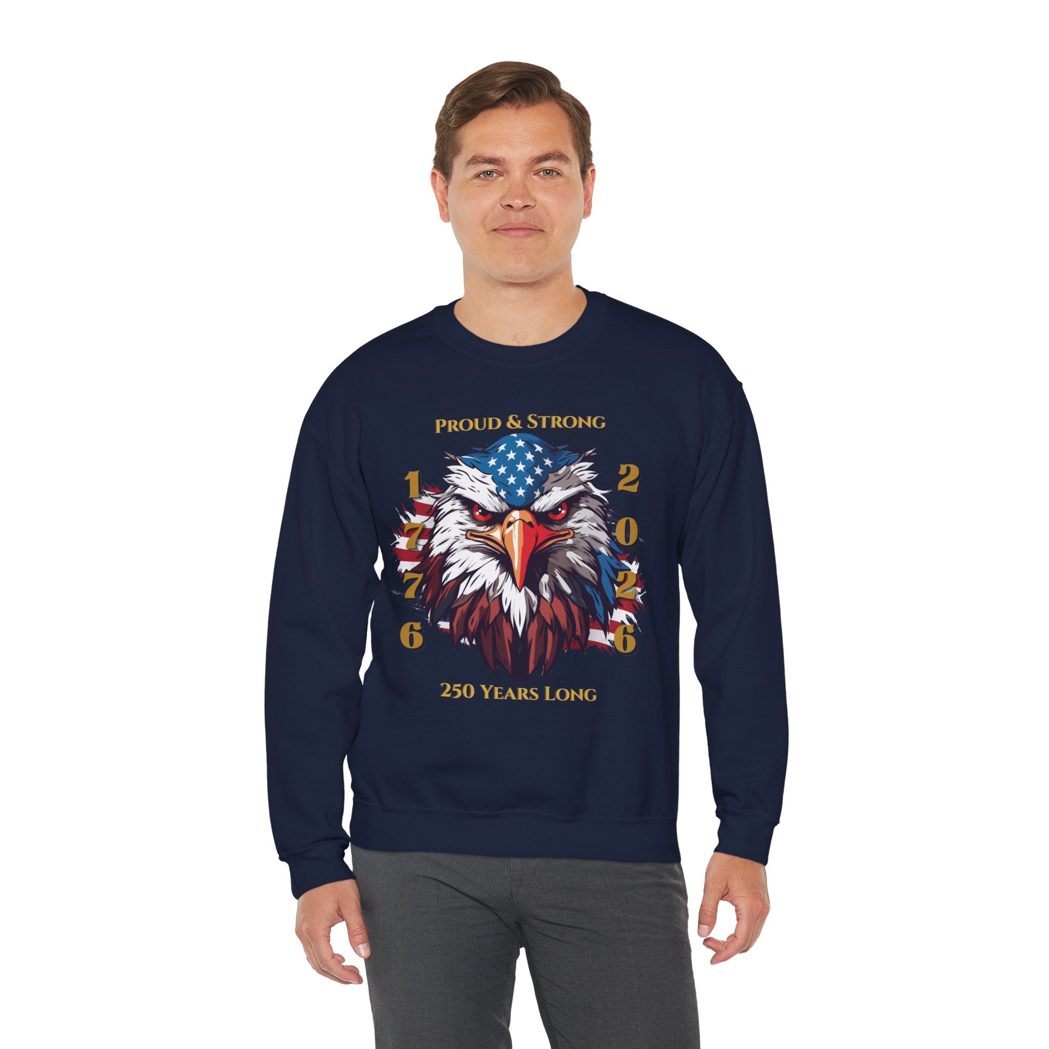 Proud & Strong Crewneck Unisex Sweatshirt